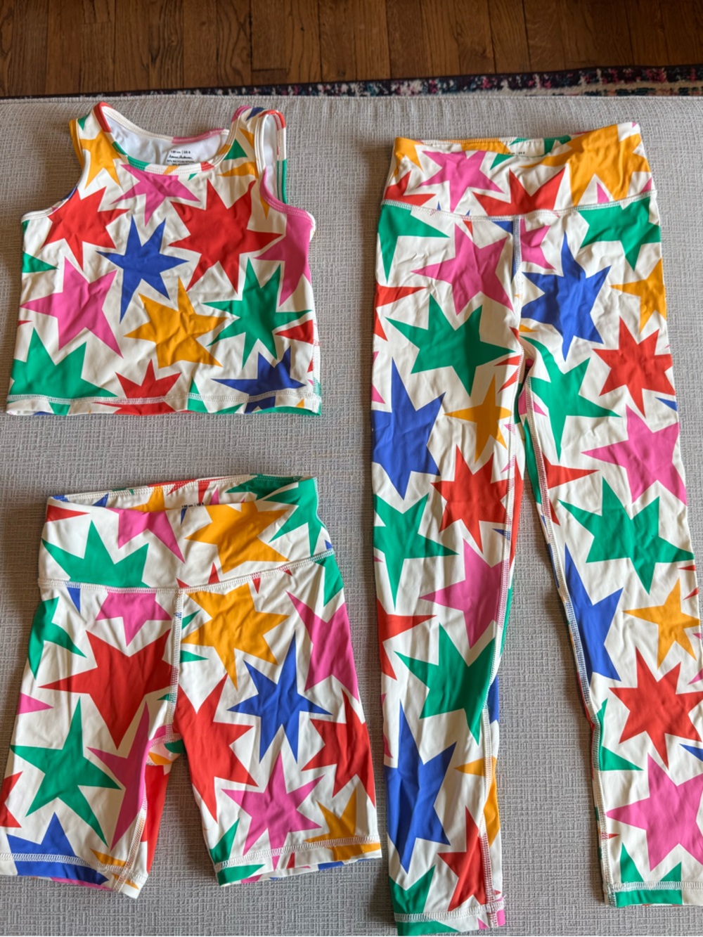 Hanna Andersson Size 130 Size 8 Printed Active Set
